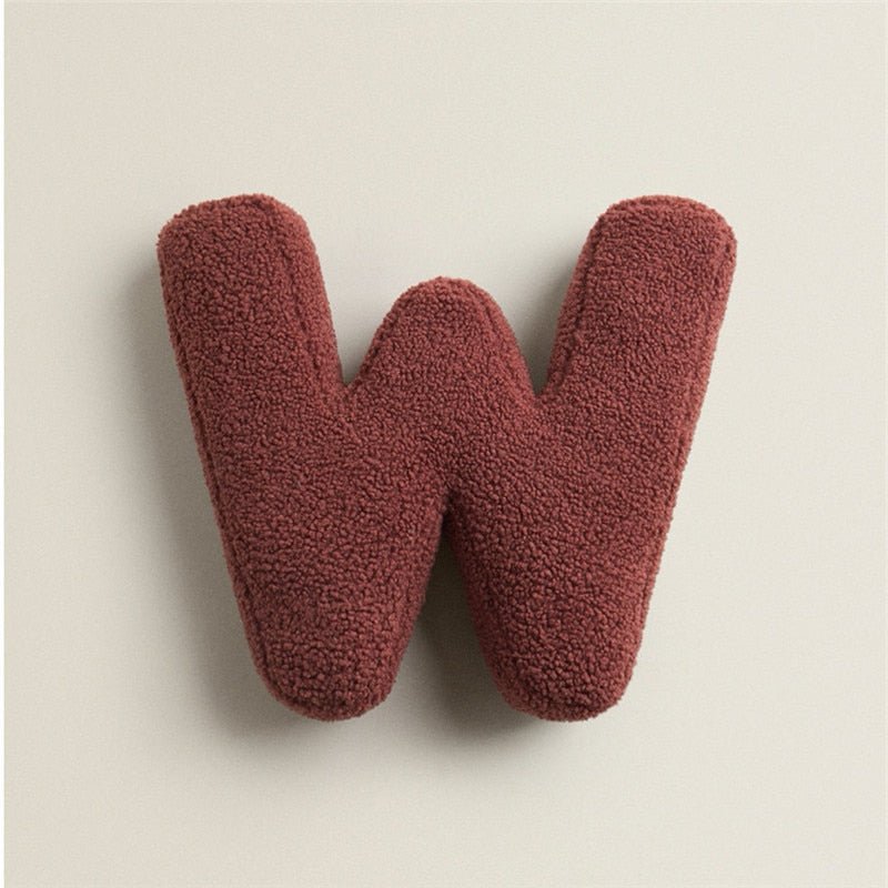 Plush Letter Pillow - Soft Letter Pillow for Bedroom and Children's Room