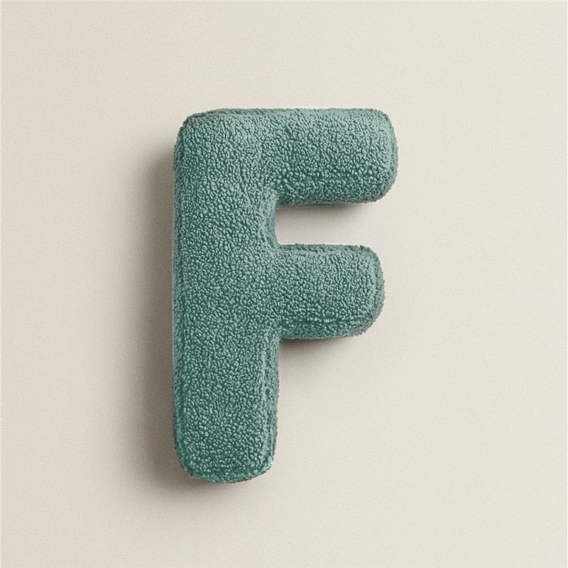 Plush Letter Pillow - Soft Letter Pillow for Bedroom and Children's Room