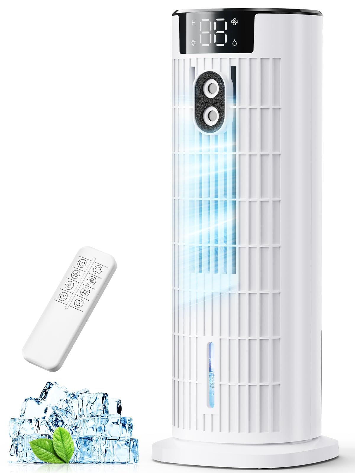 Portable 4-in-1 Room Cooler with Remote Control and Timer