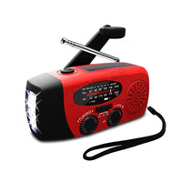 Portable Emergency Solar Hand Crank Radio with NOAA Alerts