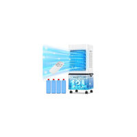 Portable Evaporative Air Cooler for Home, 12L Tank & Timer