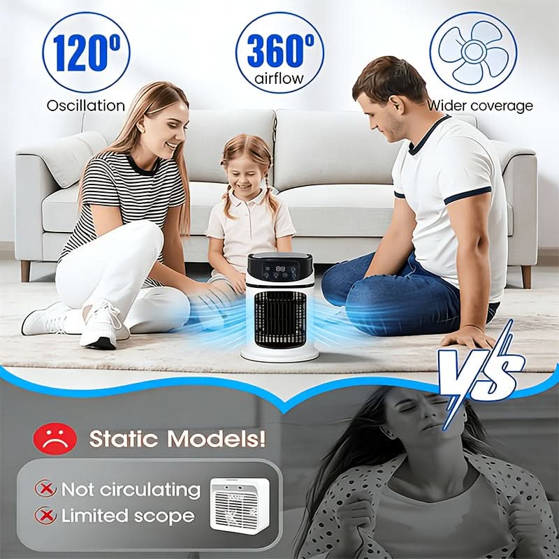 Portable Mist Fan for Ultimate Summer Comfort