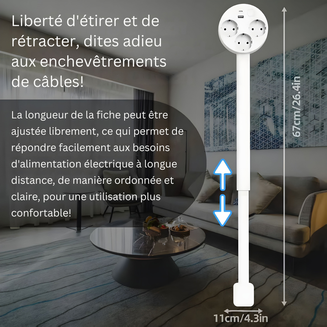 PowerReach | The elegant and smart extendable socket for a modern lifestyle