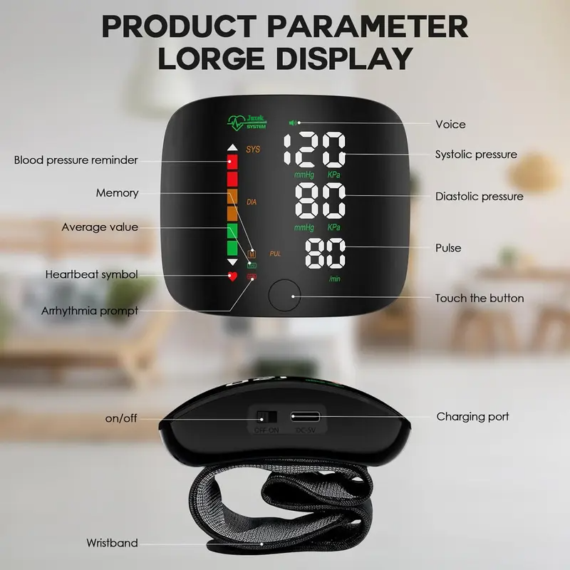 PulseGuard™ — Take Charge Instantly with Clear, Trusted Blood Pressure Readings