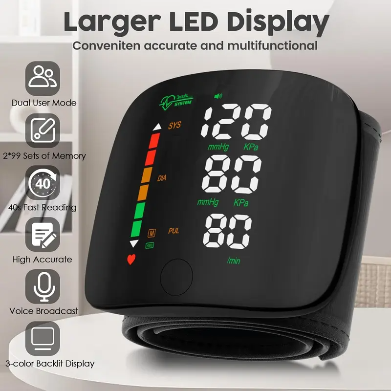 PulseGuard™ — Take Charge Instantly with Clear, Trusted Blood Pressure Readings
