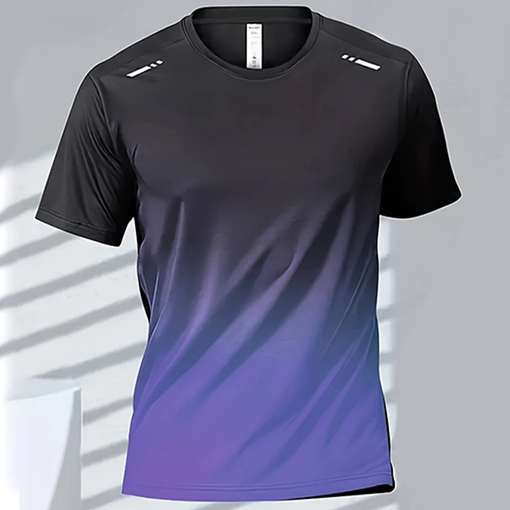 Quick-Drying Gradient T-Shirt for Men