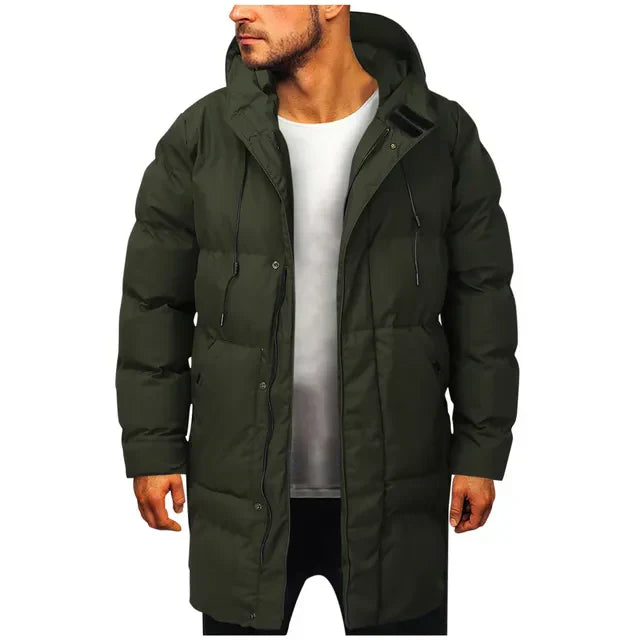 Quilted Parka for Men with Hood, Ultra-Warm and Stylish