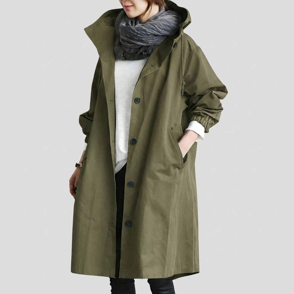 Raincoat for Trend-Conscious Women