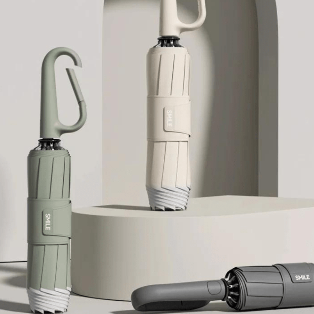 RAINLOCK – Automatic Compact Umbrella, Built for Strong Wind