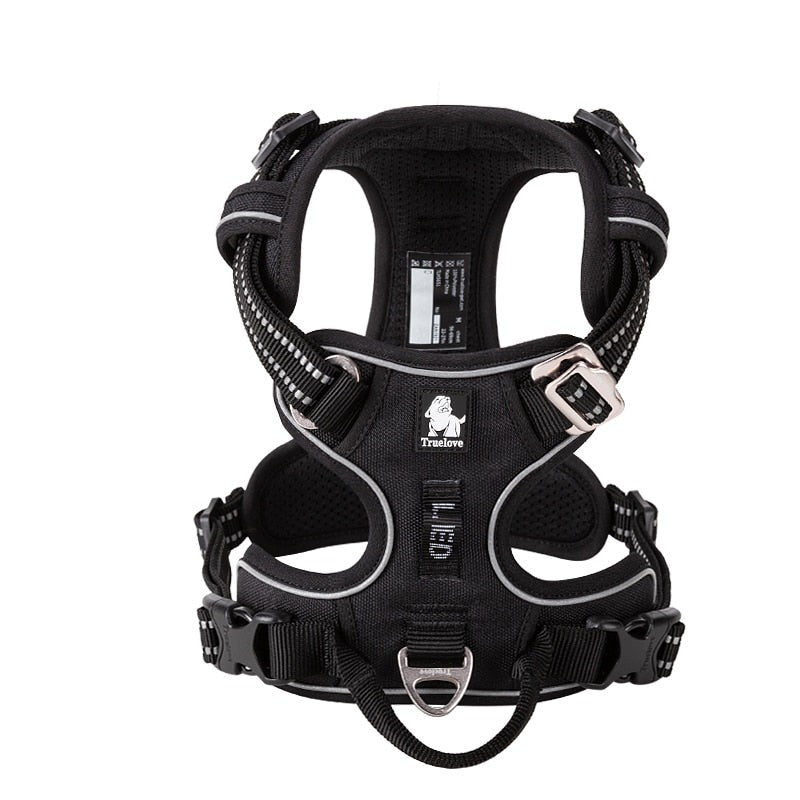 Reflective Dog Harness | Adjustable Collar with Reflective Details for Safety