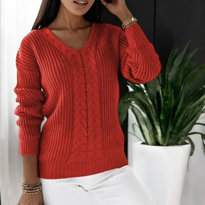 Relaxed-Fit Long-Sleeve Sweater