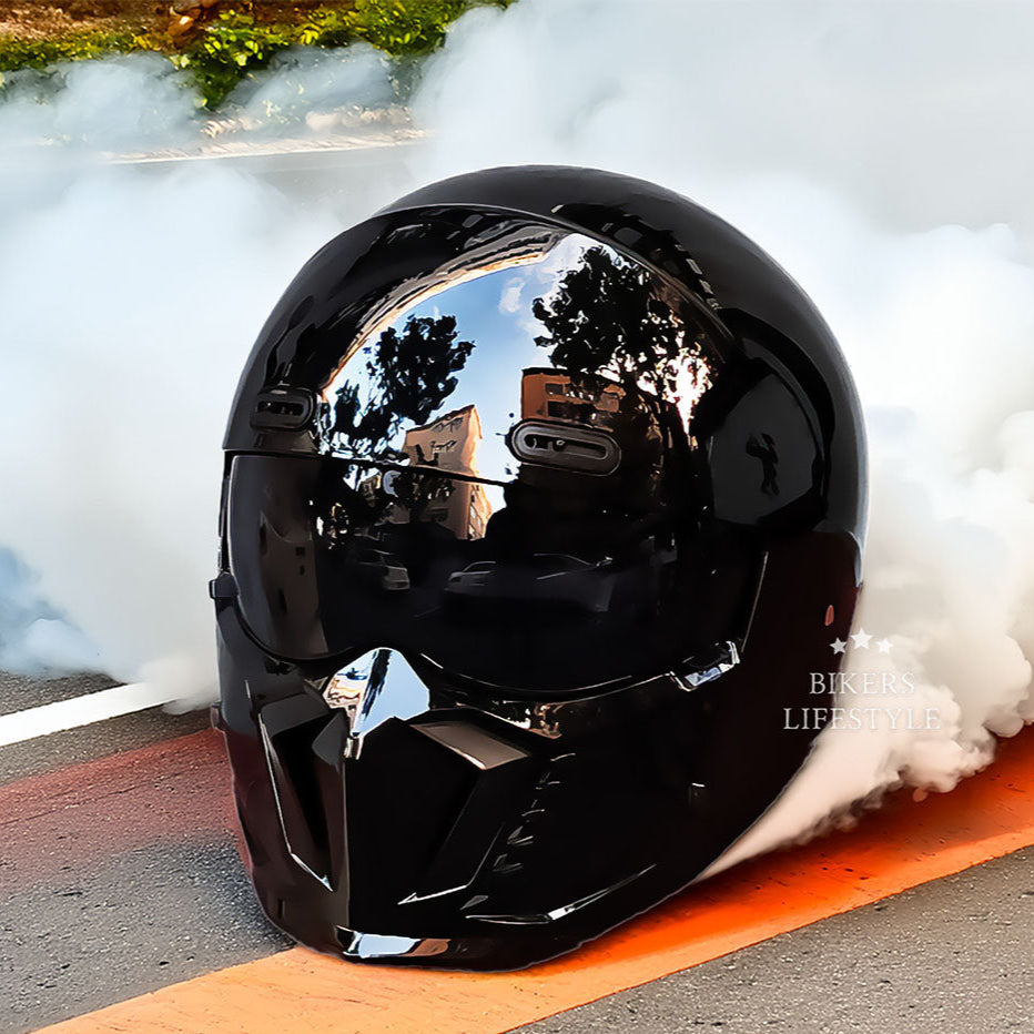 Retro Classic Motorcycle Helmet DOT And ECE Approved Timeless Look