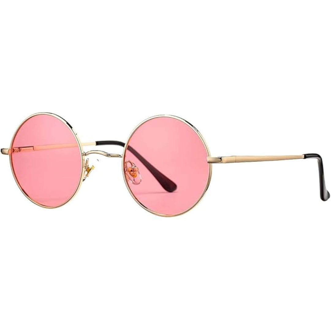 Retro Round Polarized Sunglasses - Lenno