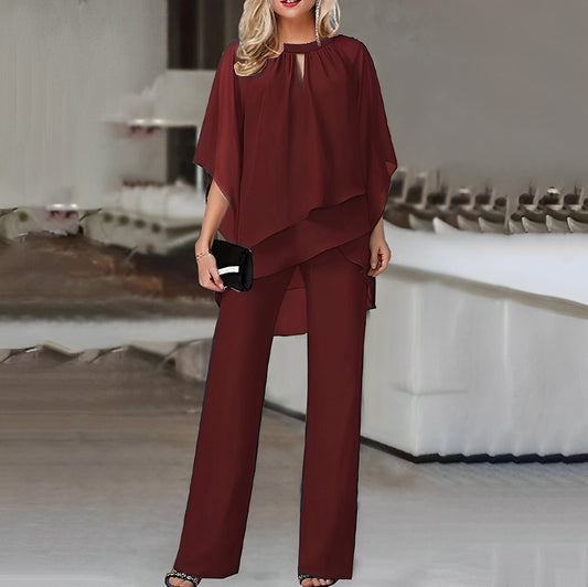 Image of Roxanne | Women's Wide Leg Pants Set