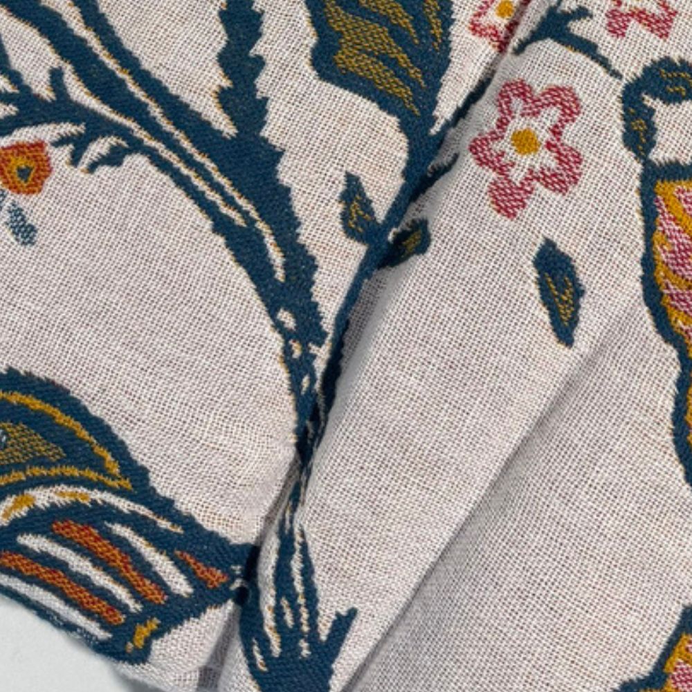 Rustic Artistic Floral Pillow Covers - Set of 2