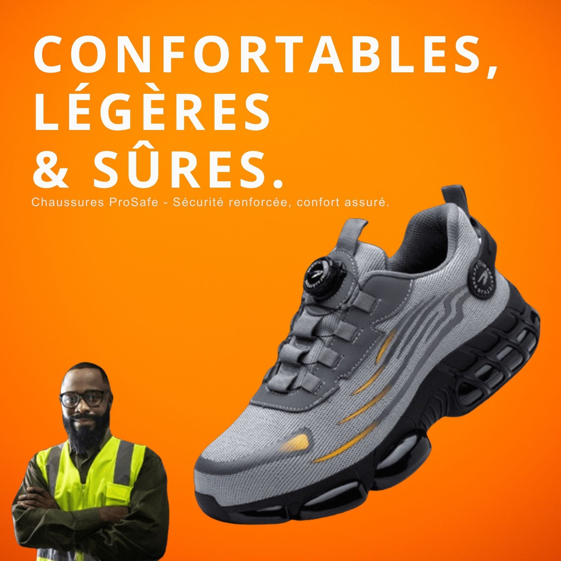 SafeCore Safety Shoes – Lightweight, Non-Slip, Reinforced Toe, Ergonomic Comfort