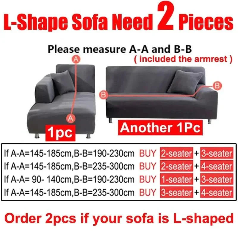 SAMTLUX – Sofa Cover – Elastic & Luxurious for Every Living Room