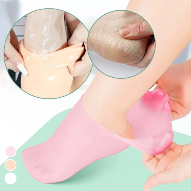Silicone Spa Socks - Intensive Care for Cracked and Tired Feet