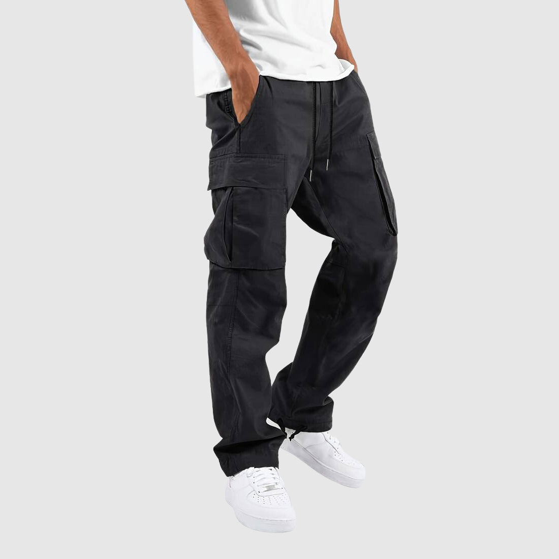 Soft Fabric Cargo Trousers