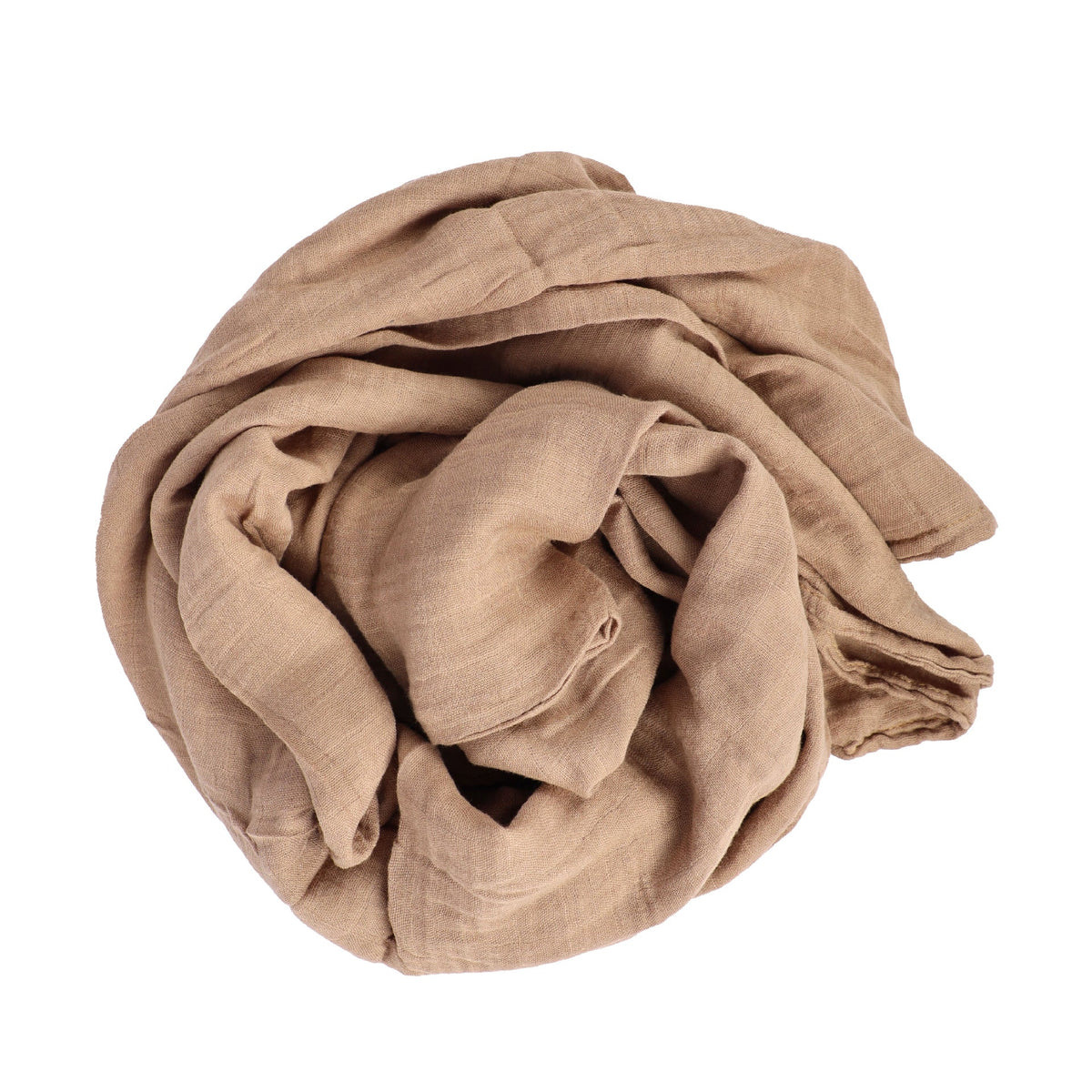 Soft Linen Scarf Wreath