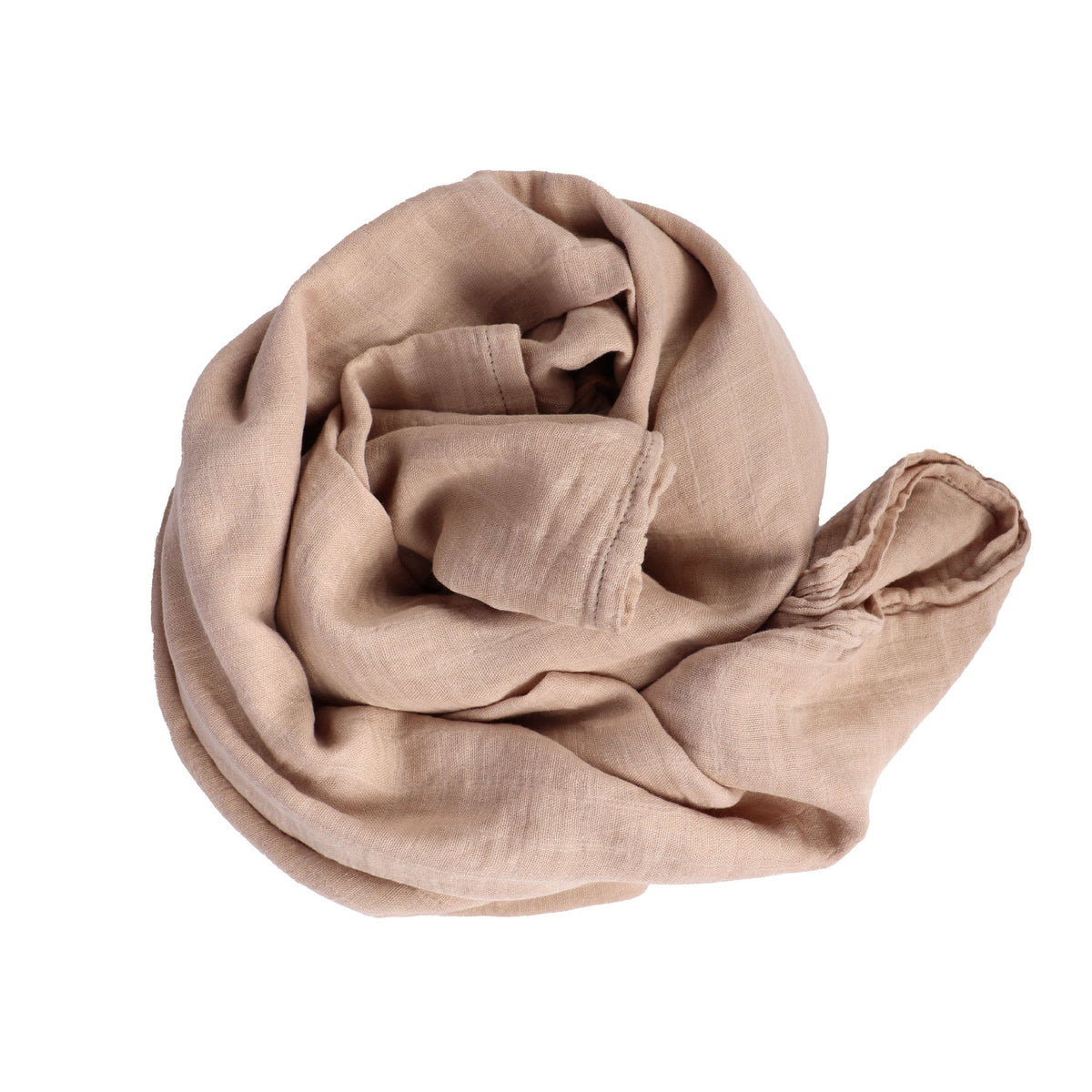 Soft Linen Scarf Wreath