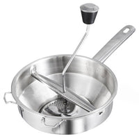 Stainless Steel Food Mill with Crank Handle