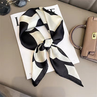 Striped Silk Scarf
