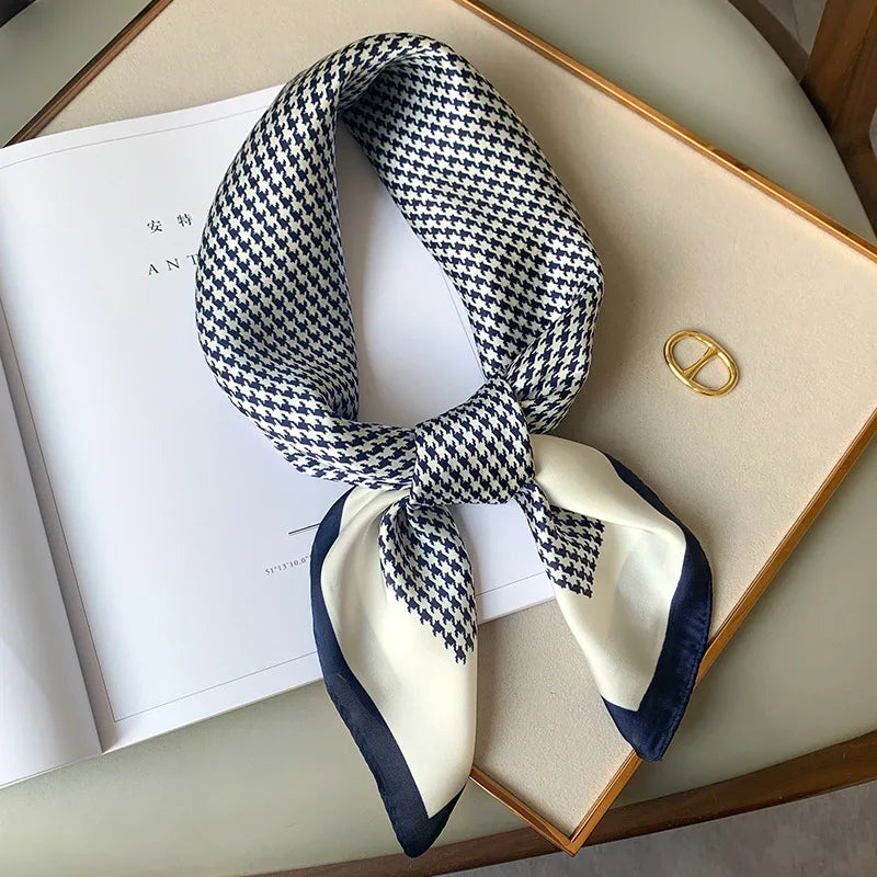 Striped Silk Scarf