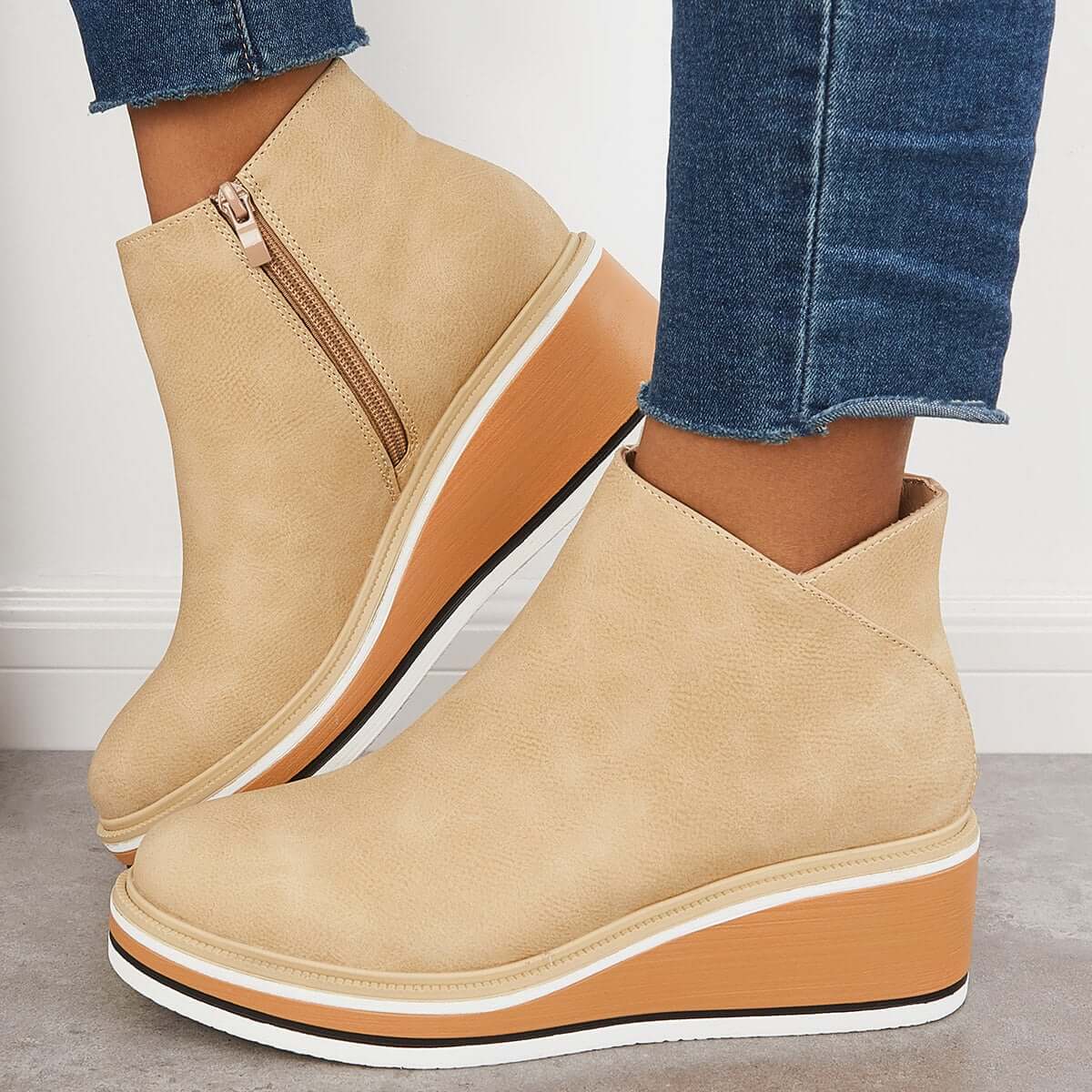Stylish Autumn Heeled Ankle Boots