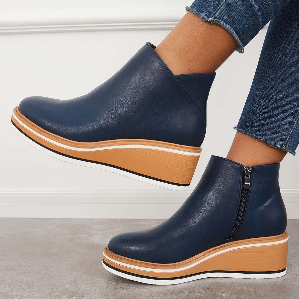 Stylish Autumn Heeled Ankle Boots