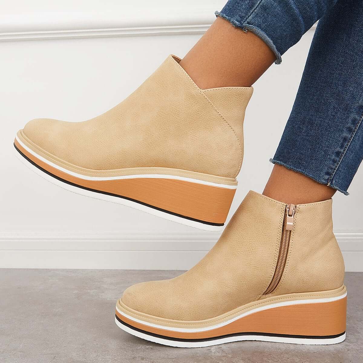 Stylish Autumn Heeled Ankle Boots
