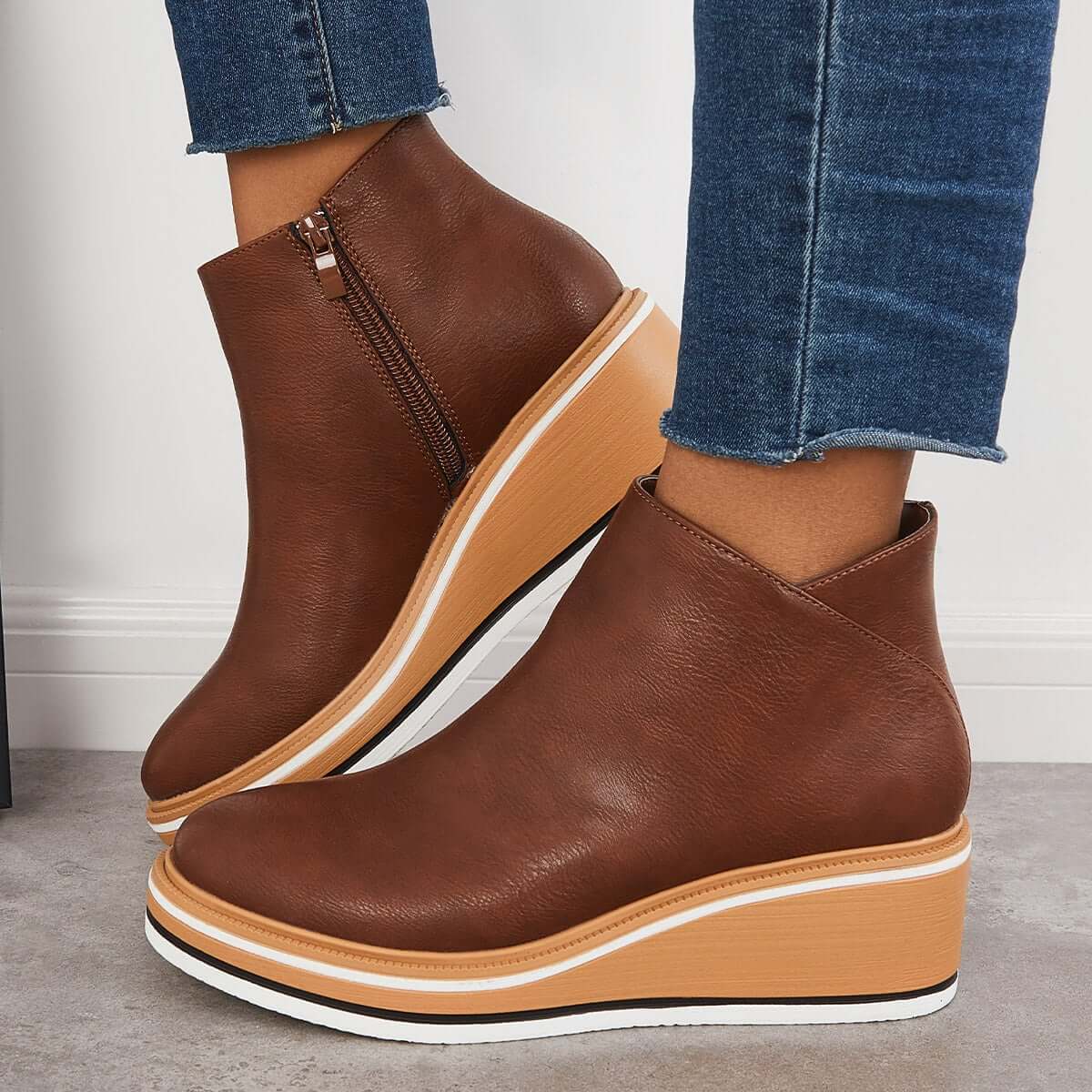 Stylish Autumn Heeled Ankle Boots