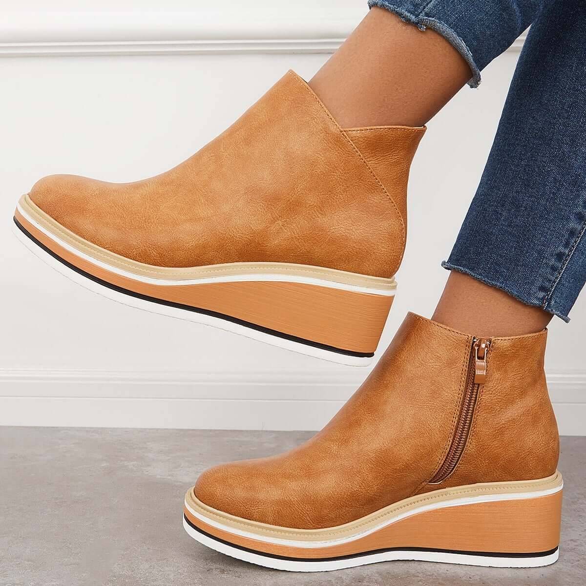 Stylish Autumn Heeled Ankle Boots