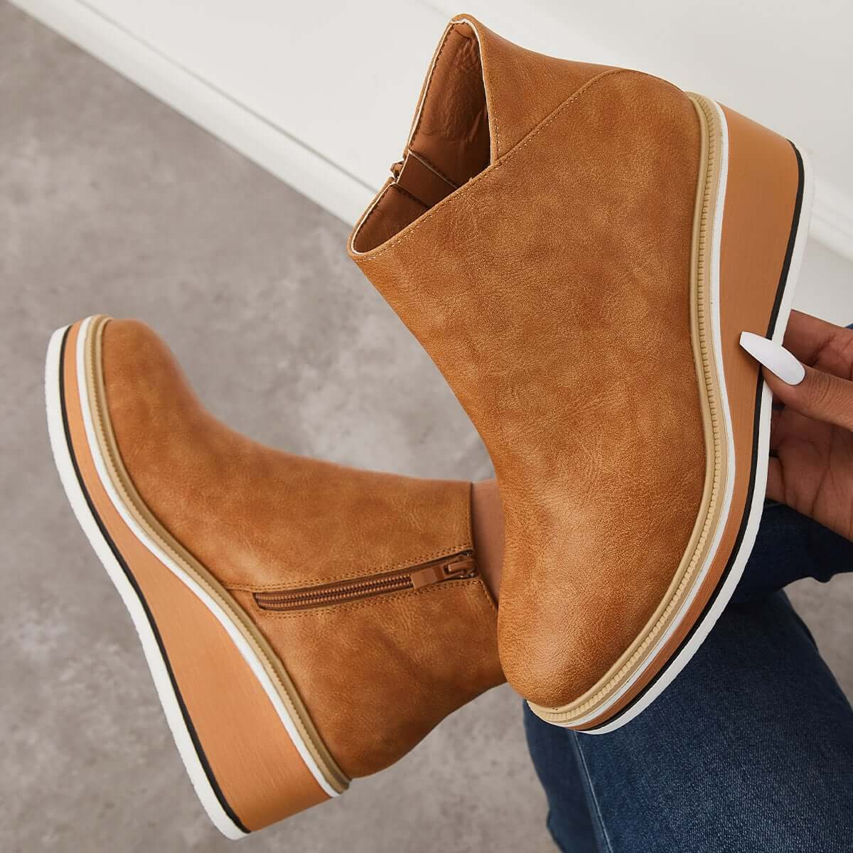 Stylish Autumn Heeled Ankle Boots