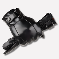 Stylish Leather Winter Gloves