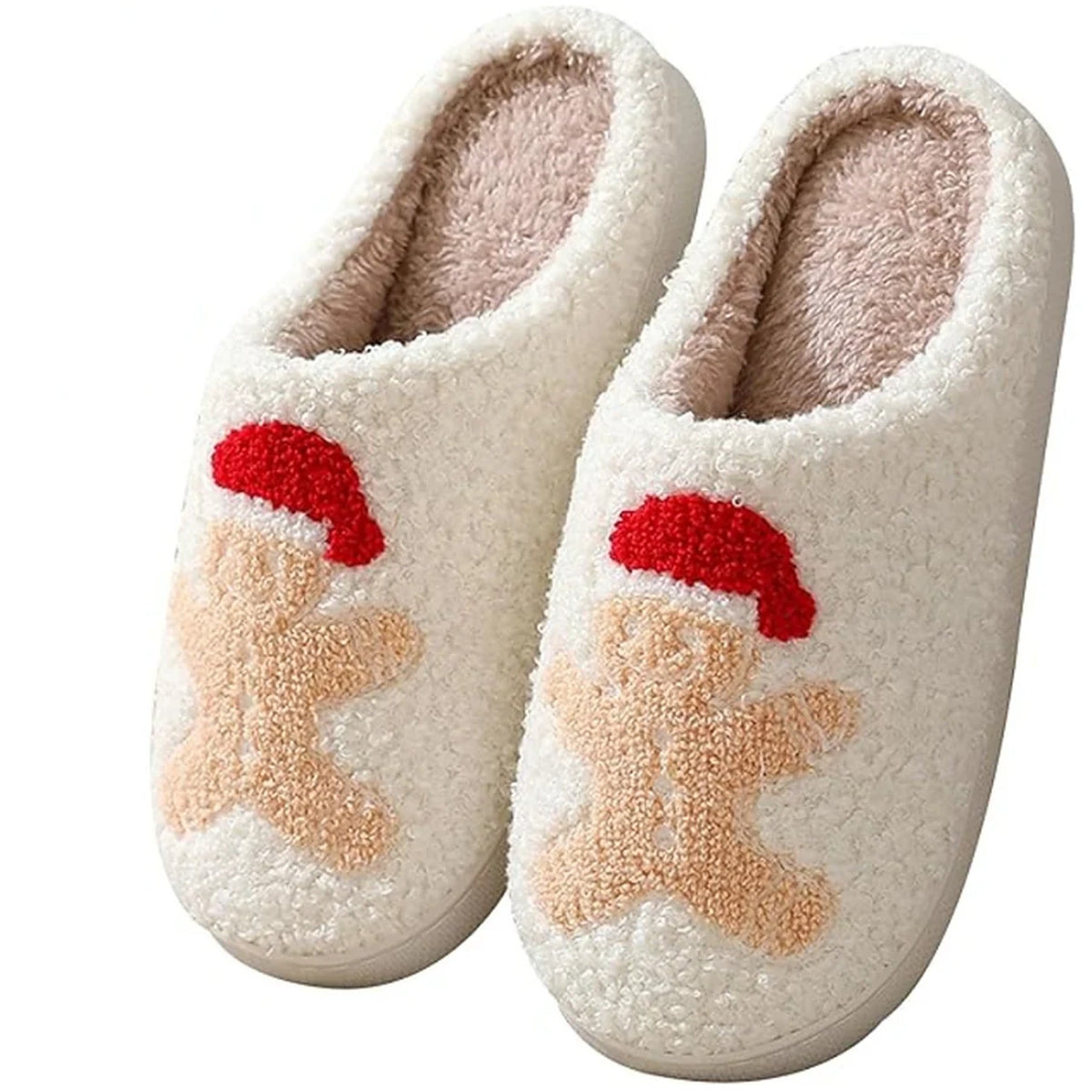 Teddy Slippers - Retro Christmas Slippers with Non-Slip Sole