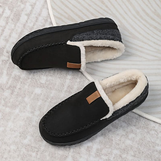 TERRAWOOL – Warm Men's Slip-On Shoes Made of Man-Made Wool