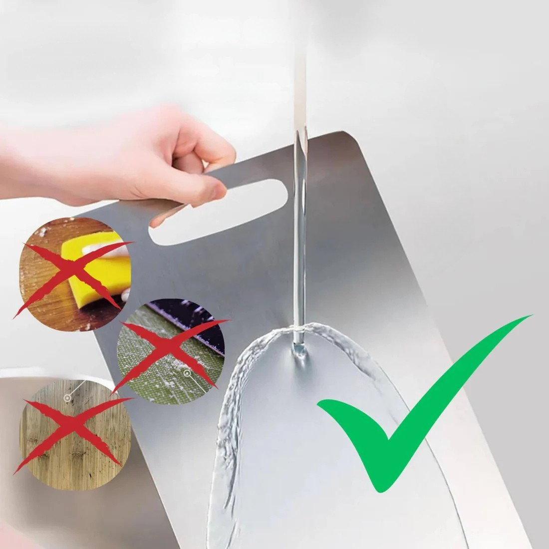 Thick Titanium Cutting Board