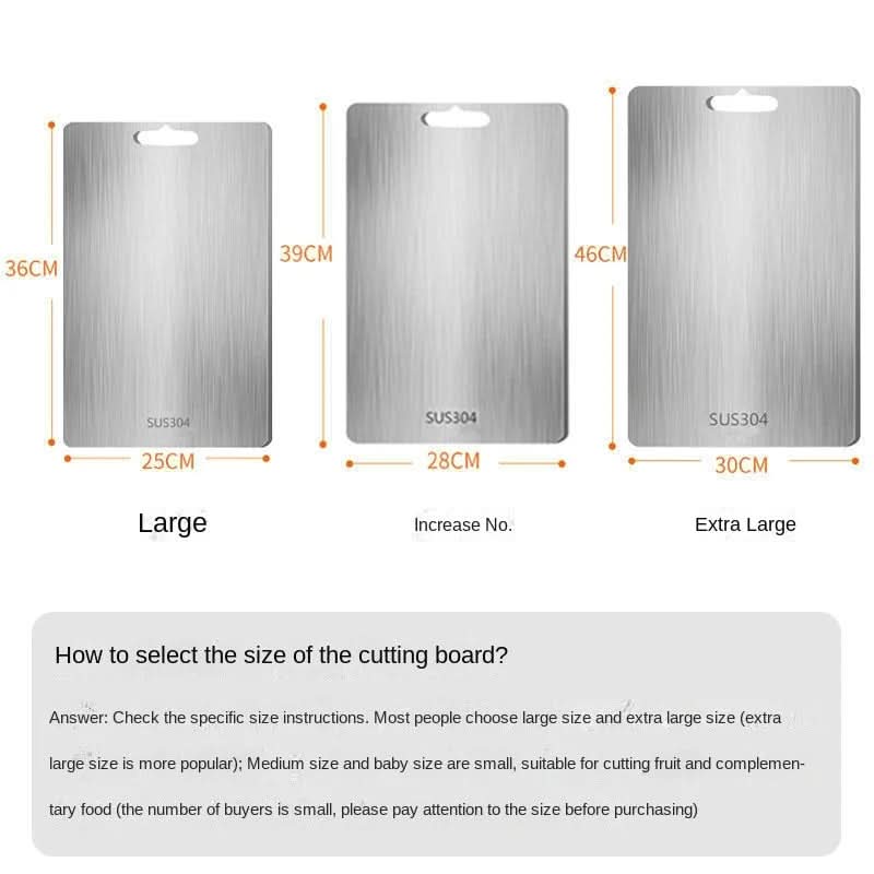 TITANCLEAN – Stainless Steel Cutting Board for Hygienic and Precise Work