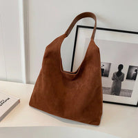 Soft Suede Hobo Bag