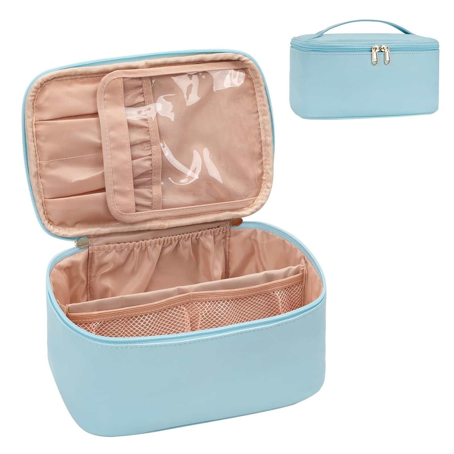 Travel-friendly Make-up Organizer with Dividers