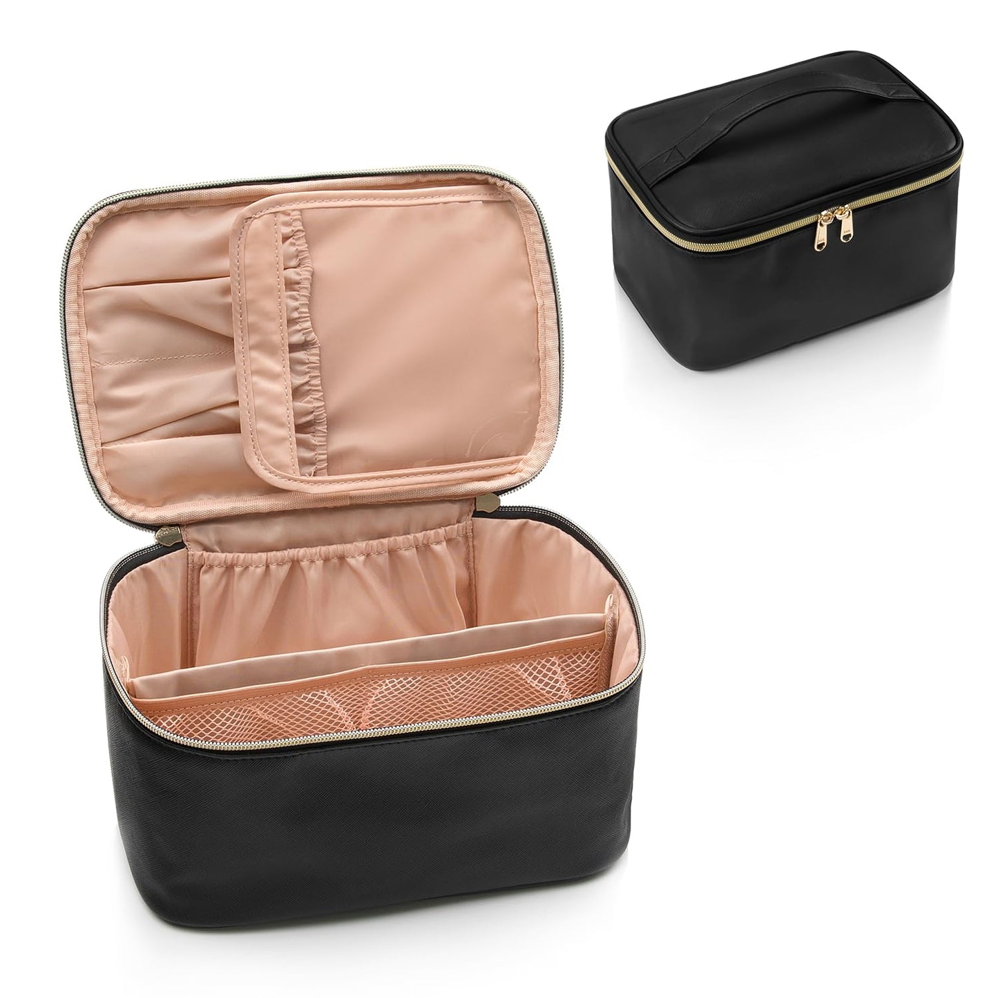 Travel-friendly Make-up Organizer with Dividers