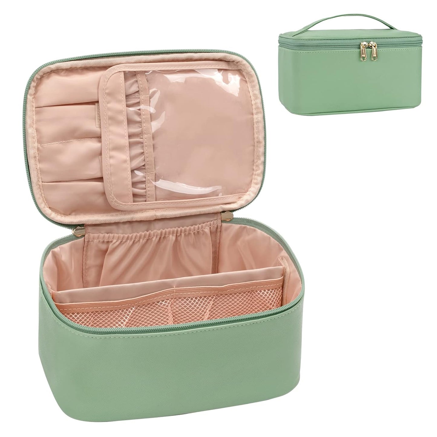 Travel-friendly Make-up Organizer with Dividers