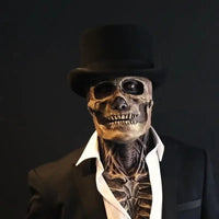 Ultra-Realistic Halloween Skeleton Costume with Mask