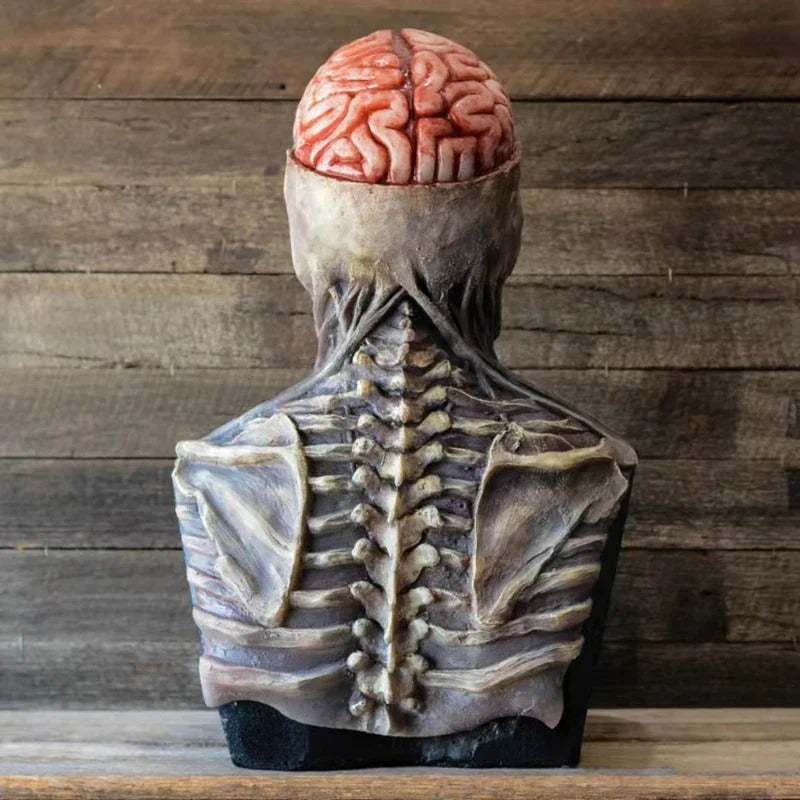 Ultra-Realistic Halloween Skeleton Costume with Mask