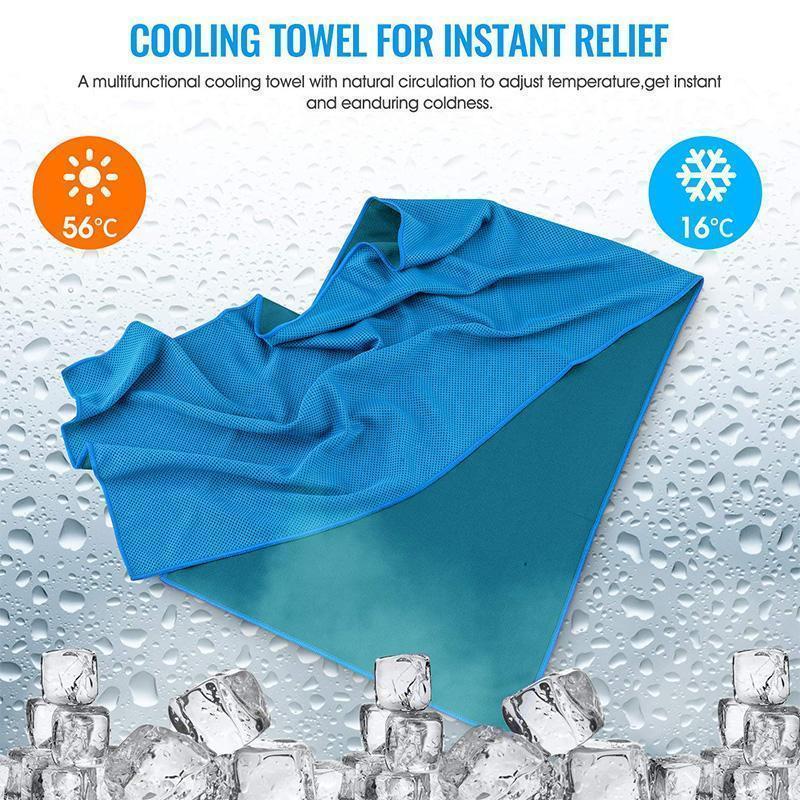 Unisex Instant Cooling Towel for Sports & Outdoor Activities