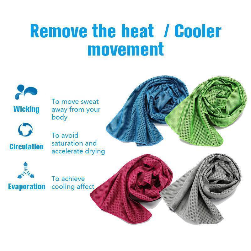 Unisex Instant Cooling Towel for Sports & Outdoor Activities