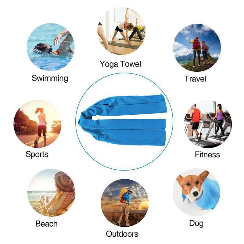 Unisex Instant Cooling Towel for Sports & Outdoor Activities