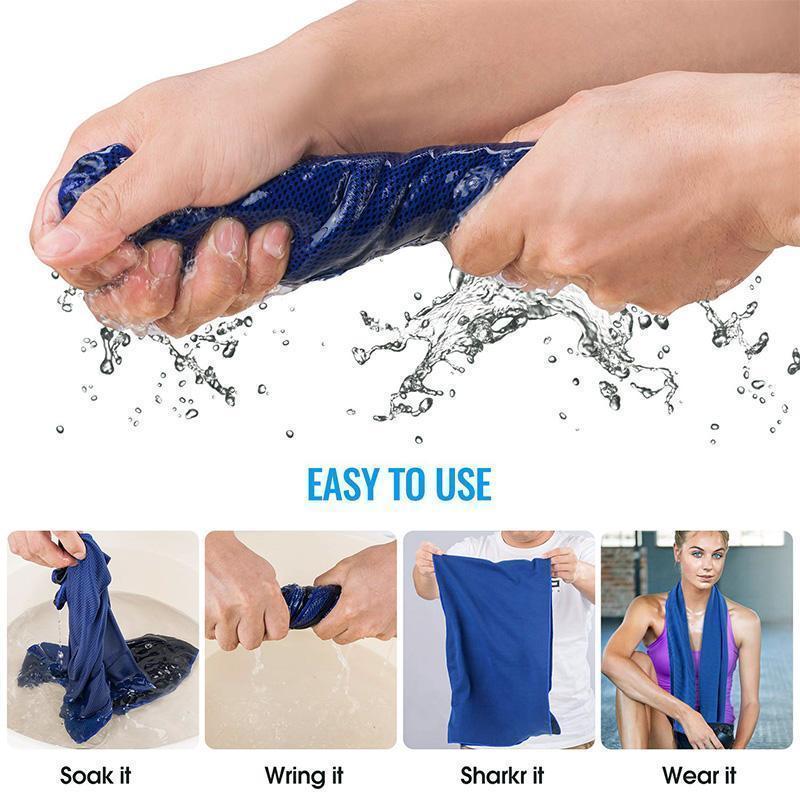 Unisex Instant Cooling Towel for Sports & Outdoor Activities