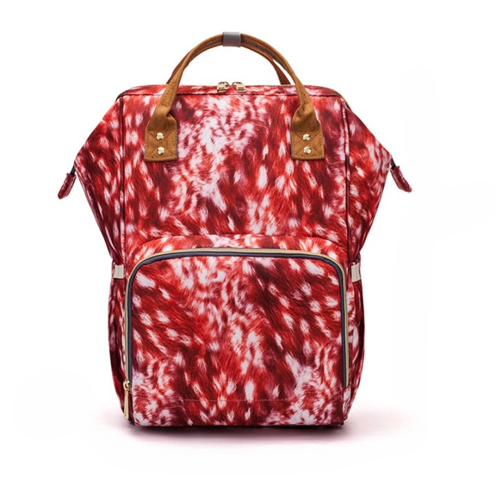 Unisex Large-Capacity Baby Diaper Backpack - Multi-Pocket Waterproof Travel Bag
